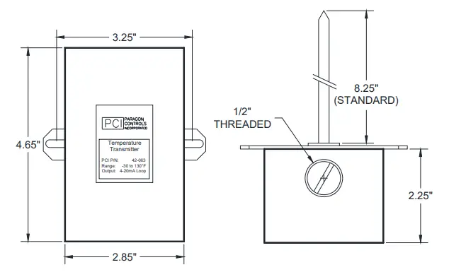PCI TT-NEMA 4 Metal Temperature Transmitter 1