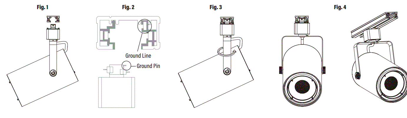 NOVALUX 80830 25W-32W LED Track Light 2