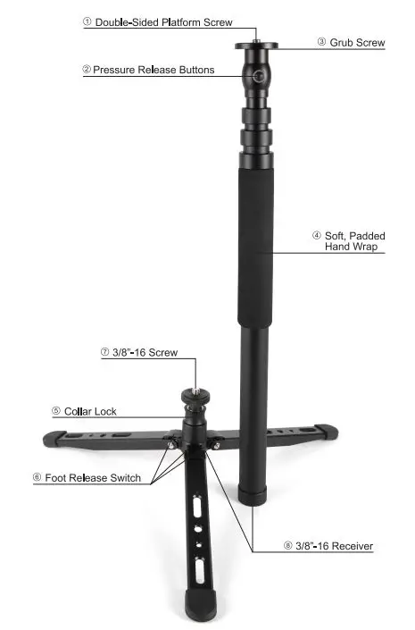 promaster-AS425-AirSupport-Monopod-FIG-1