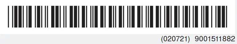 Apps Home Connect App - bar code