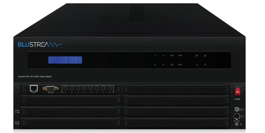 BLUSTREAM CUSTOMPRO-HUB Custom Pro 8x8 Chassis 2