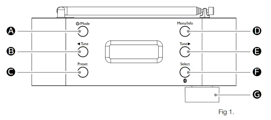 Goodmans DAB Digital FM Radio - FIG1
