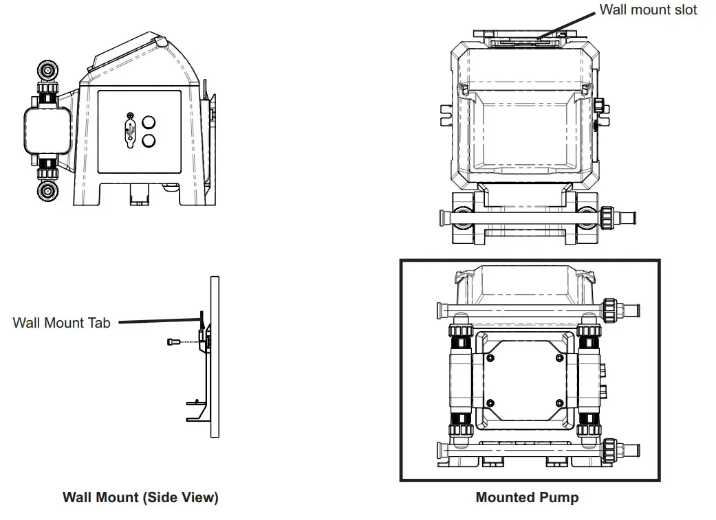 Blue-White MD1 Chem-Feed Multi-Diaphragm Metering Pump - Figure 2