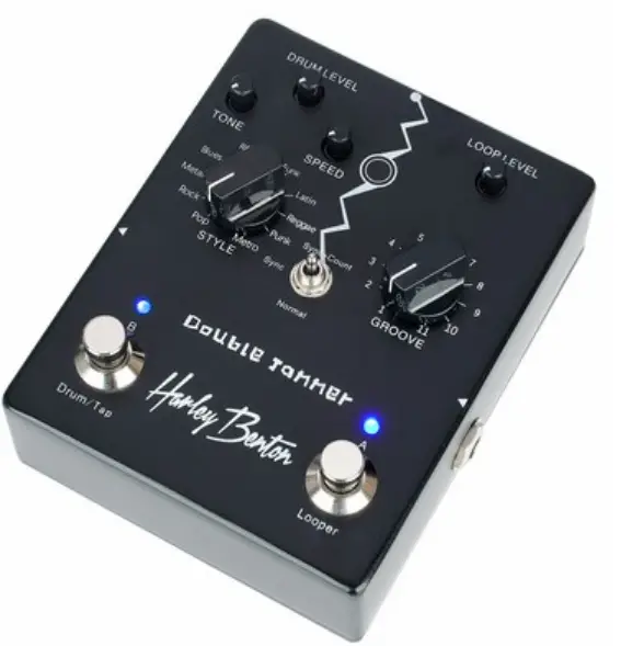 Harley Benton 522104 Double Jammer Drum Machine and Looper Pedal-product
