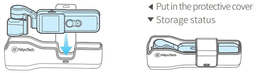 FEIYUTECH Pocket 2 3 Axis Compact Stabilized Action - Storage