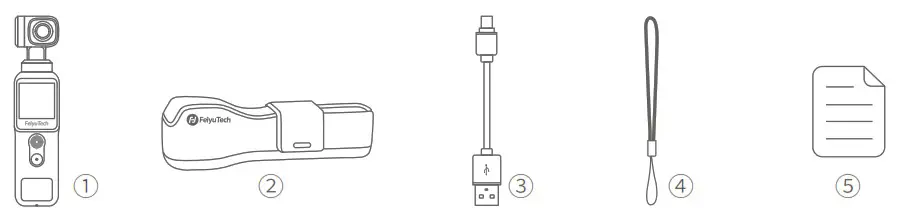 FEIYUTECH Pocket 2 3 Axis Compact Stabilized Action - list
