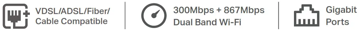 tp-link AC1200 Wireless Dual Band Gigabit - CoverEnding