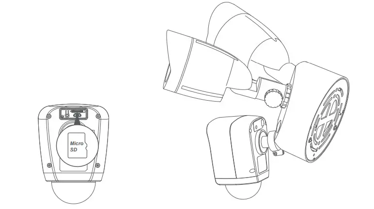 tuya 1080P VOLADOR Security Floodlight Camera - Figure 8