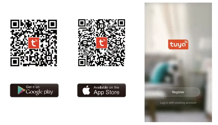 tuya 1080P VOLADOR Security Floodlight Camera - qr code