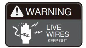 tuya 1080P VOLADOR Security Floodlight Camera - warning