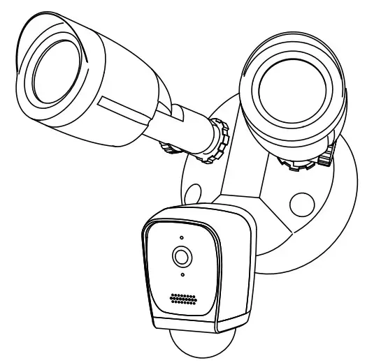 tuya 1080P VOLADOR Security Floodlight Camera