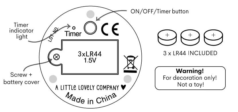 LITTLE LOVELY Company Little Light LED