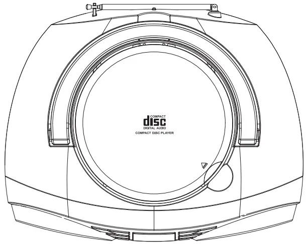 PYLE PHCD Series Portable CD Player Boombox with AM FM Stereo Radio - Fig 1
