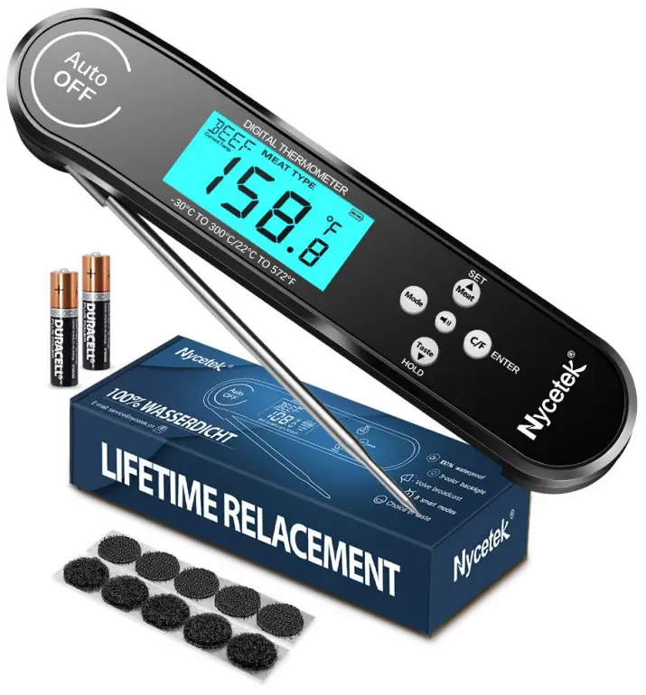 Nycetek NKUS-209A Waterproof Digital Instant Read Thermometer