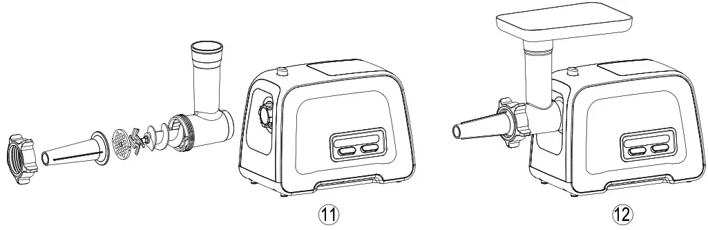 ULTRA Comfy Life AZ-MG090 Meat Grinder -ASSEMBLING 11