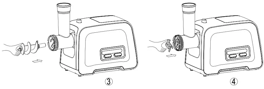 ULTRA Comfy Life AZ-MG090 Meat Grinder -ASSEMBLING 3