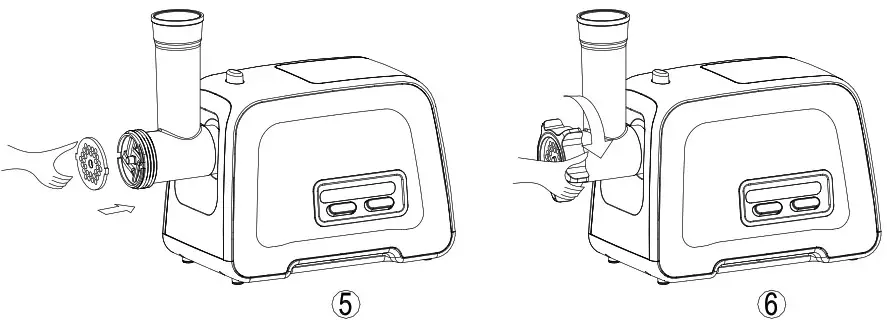 ULTRA Comfy Life AZ-MG090 Meat Grinder -ASSEMBLING 5