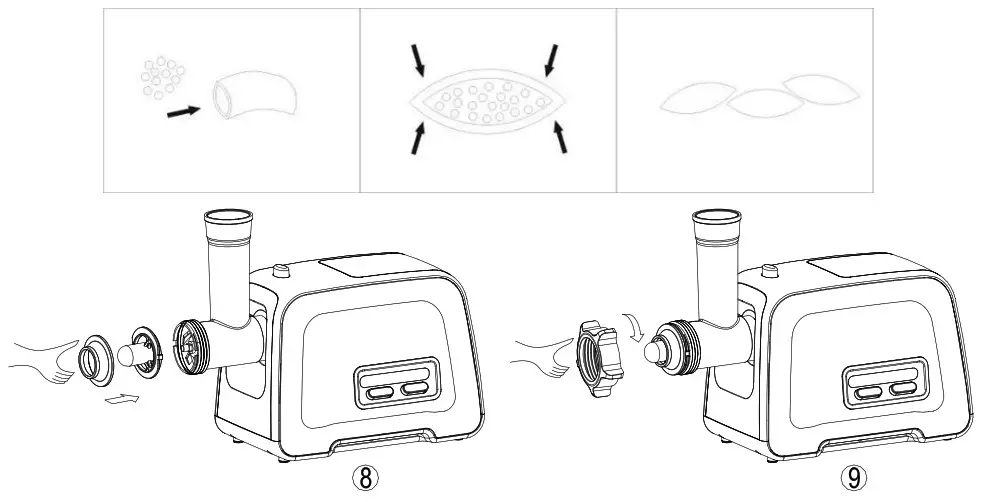 ULTRA Comfy Life AZ-MG090 Meat Grinder -ASSEMBLING 8