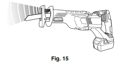 HiKOKI CR 18DBL 18V Reciprocating Saw - 5