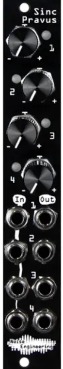 Noise Engineering Sinc Pravus 4 HP Quad Offset Module