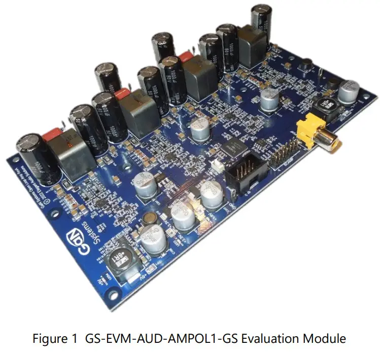 GaN Systems GS EVM-AUD AMPOL1-GS Open Loop Digital Class D Amplifier Module - Evaluation Module