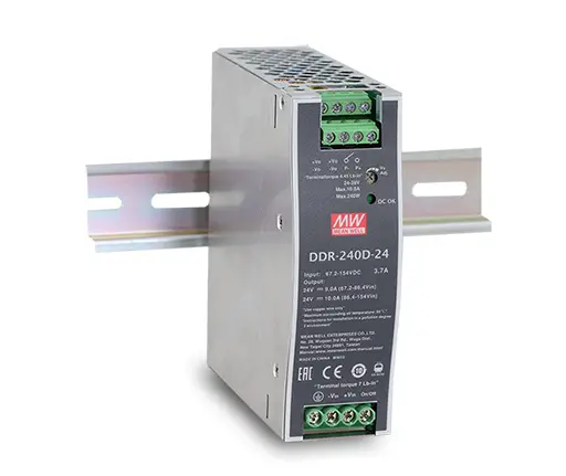 Mean Well Ddr-240 Series 240w Din Rail Type Dc To Dc Converter User Manual