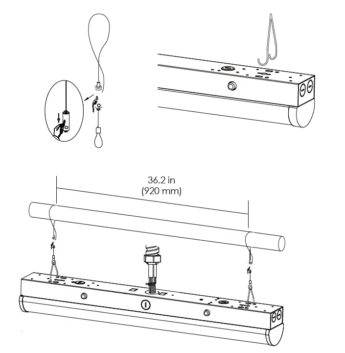 SUPER BRIGHT LEDS LSFD-SW3C40W-H Selectable CCT Linear LED Strip Light 4