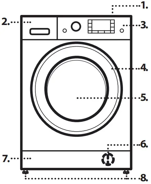 Whirlpool FFD 8469 BSV UK Washing Machine - Figure 3
