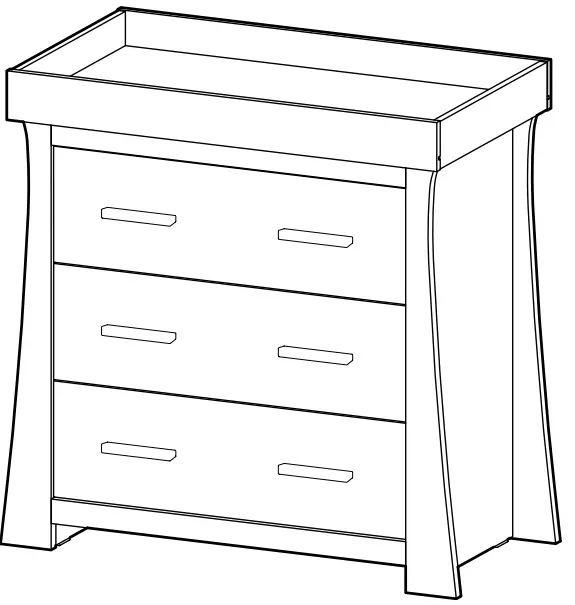 BabyStyler Vancouver Dresser and Baby Changer-fig1