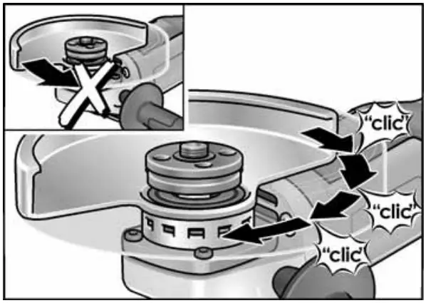 FLEX LBE 125 18 0 EC Cordless Angle Grinder - Figure 11