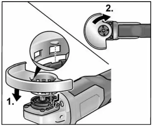 FLEX LBE 125 18 0 EC Cordless Angle Grinder - Figure 3