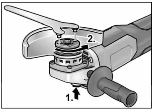 FLEX LBE 125 18 0 EC Cordless Angle Grinder - Figure 5