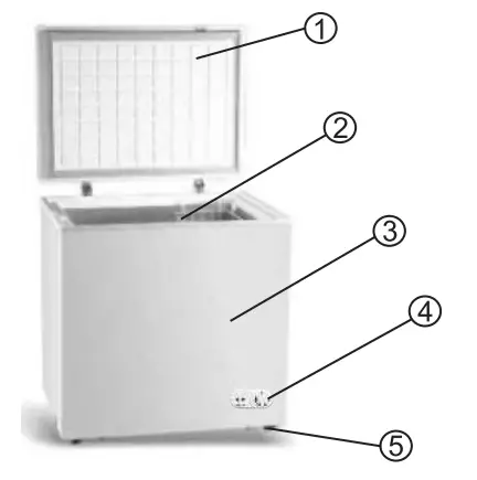 DAEMA DFZ-0801CG Chest Freezer - fig