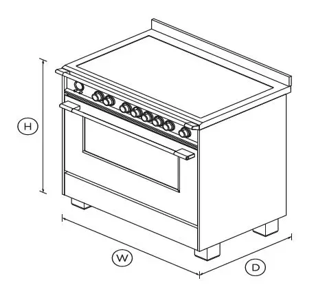 FISHER-PAYKEL-OR90SCI6B1-Self -Cleaning-Freestanding-5-Zones-wit-Smart-Zone-Cooker-fig-1