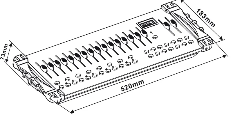 AUDIBAX Control 384 DMX512 Controller 6