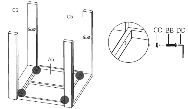 atleisure FRN-310390 Catalina 8PC Cushioned Seating Set fig 23