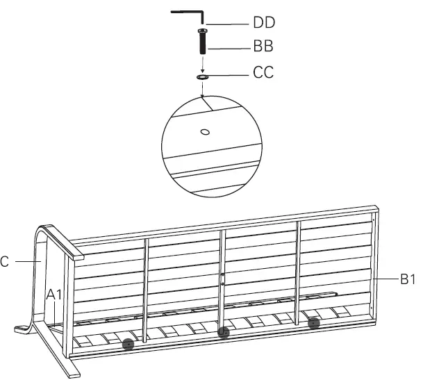 atleisure FRN-310390 Catalina 8PC Cushioned Seating Set fig 4