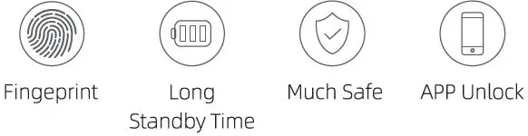 tuya L3 Bluetooth Fingerprint Padlock-1