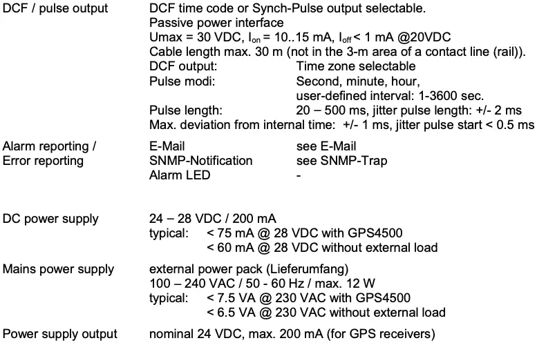 Technical Data Table Continued 3