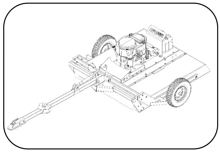Swisher RC14544CPKA Commercial Pro 44 Inch Country Cut Trailcutter