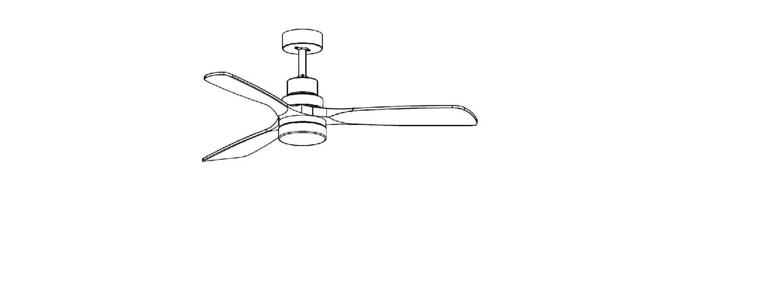 Exbrite Zpjsfl5209acr1led Industrial Style 52-inch Black Color-changing Led Indoor-outdoor Chandelier Ceiling Fan Installation Guide