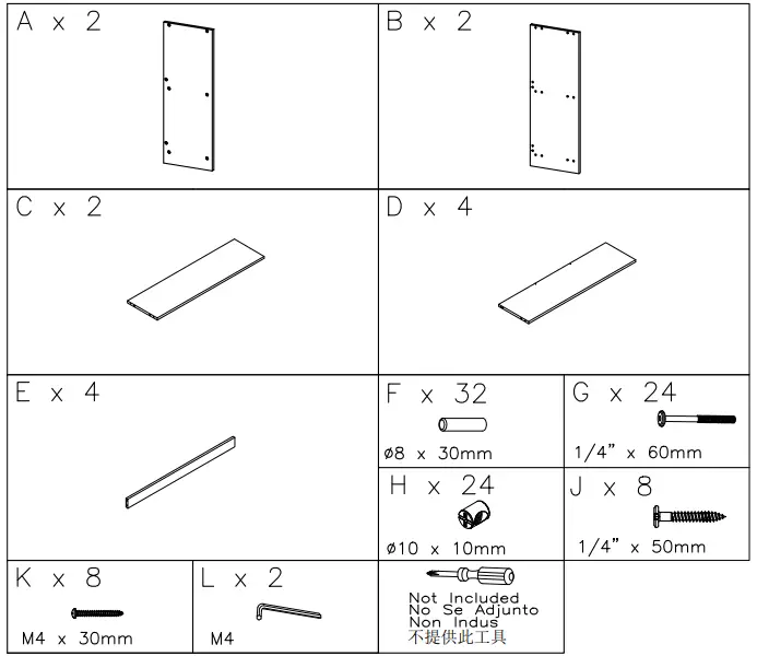 ASHLEY B081-62S Furniture Wrenalyn Twin Loft Bed Frame-FIG2