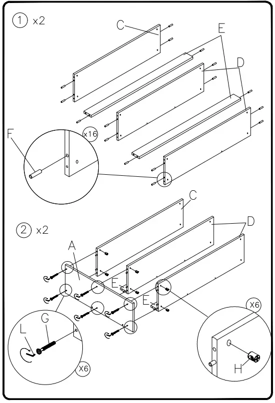 ASHLEY B081-62S Furniture Wrenalyn Twin Loft Bed Frame-FIG3