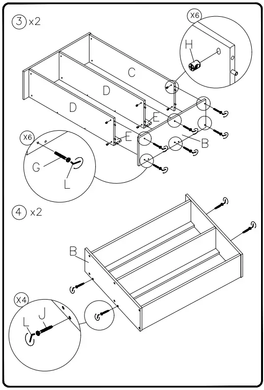 ASHLEY B081-62S Furniture Wrenalyn Twin Loft Bed Frame-FIG4