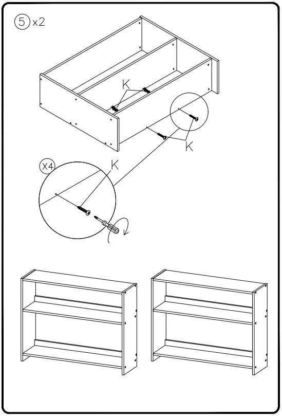 ASHLEY B081-62S Furniture Wrenalyn Twin Loft Bed Frame-FIG5