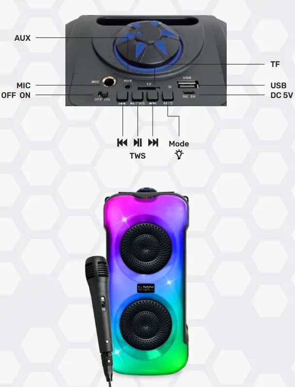 PartyFunLights -com -86482-Karaoke-Party -Speaker-FIG-11