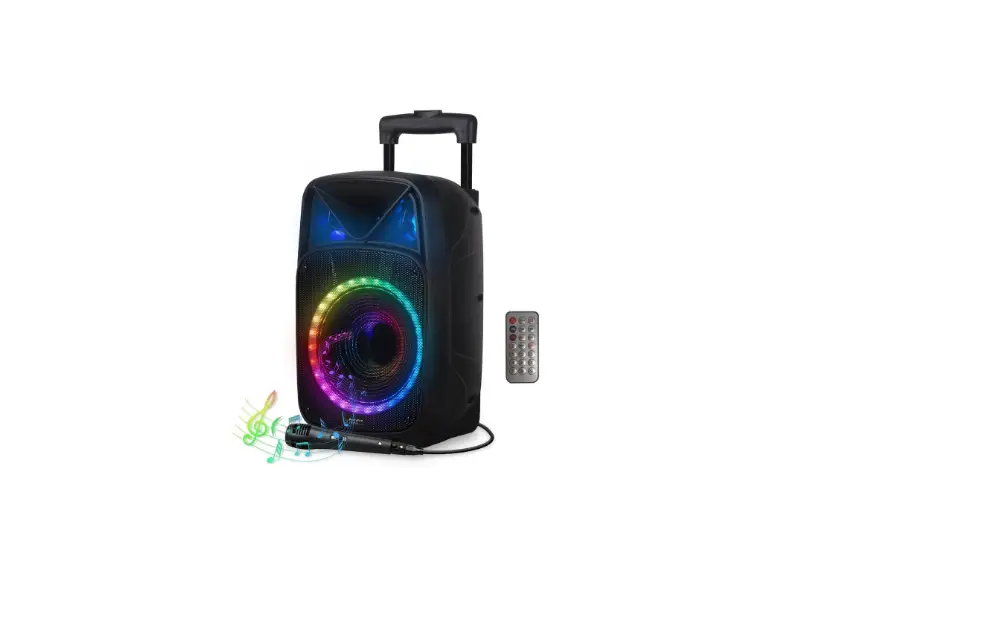 Partyfunlights Com 86482 Karaoke Party Speaker User Manual Partyfunlights Com 86482 Karaoke Party Speaker User Manual