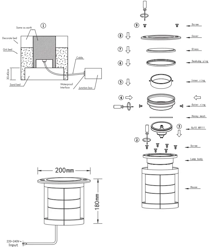 QAZQA 105227 Delux Honey GS 1 Black-fig2