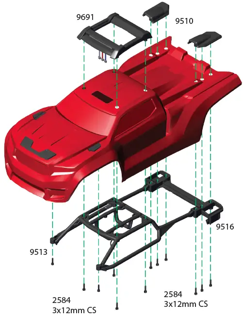 TRAXXAS-9690-Sledge-LED-Light-Bar-Kit- (5)