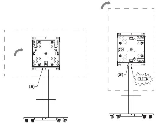 HAGOR 5787 ST SA Flip II 55 Inch Mobiles Standsystem Samsung Flip 10